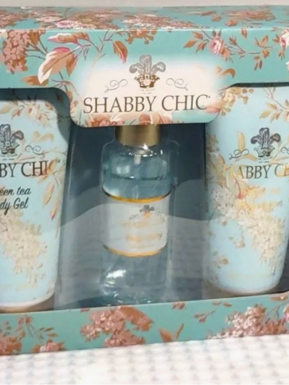 Shabby Chic Green Tea Bath & Body Set